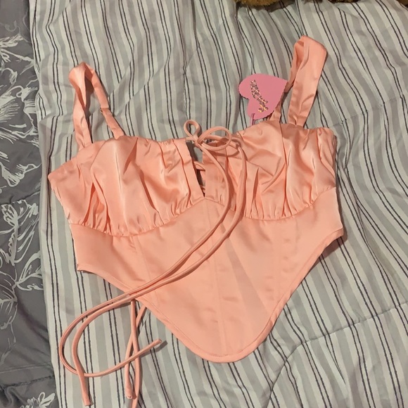 Pink Sugarthrillz corset top - Picture 3 of 4